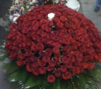 Buchet 101 trandafiri rosii