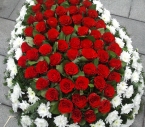Coroana Trandafiri rosii, Crizanteme