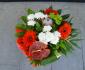 imagine 2 buchet protea, santini, gerbera, anthurium, crizanteme 211