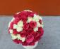 imagine 1 buchet nasa trandafiri roz, trandafiri minirosa albi 243