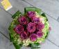 imagine 2 buchet hortensia multicolora, trandafiri  245