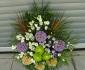 imagine 3 aranjament floral in vas alium, lisianthus, anthurium 246