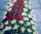 imagine 1 jerba crizanteme, trandafiri rosii 26