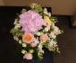 imagine 4 aranjament prezidiu, hortensia roz, dendrobium alb, trandafiri 277