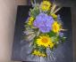imagine 3 aranjament masa hortensia, floarea soarelui, lavanda, spice de grau 284