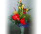 Buchet Strelitzia, Anthurium, Cale