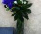 imagine 2 lumanare botez orhidee vanda, lisianthus 75