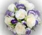 imagine 1 buchet mireasa lisianthus 93